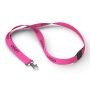 Polyester lanyard met reflecterende draden Polyester lanyard met reflecterende draden