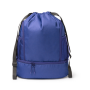 DEBOER polyester rugzak - middenblauw