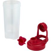 Forza 700 ml sportfles met shakerbal - Rood
