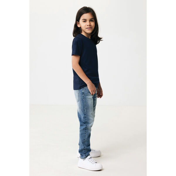 IQONIQ Koli kids lichtgewicht gerecycled katoen t-shirt, donkerblauw (910) IQONIQ Koli kids lichtgewicht gerecycled katoen t-shirt, donkerblauw (910)