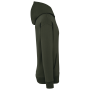 Ecologische uniseks oversized sweater met capuchon Organic Khaki XXS Ecologische uniseks oversized sweater met capuchon Organic Khaki XXS