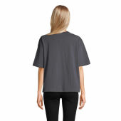 BOXY MEN - BOXY OVERSIZE T-SHIRT DAMES - XS - Muisgrijs