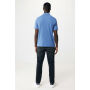 IQONIQ Yosemite gerecycled katoen pique polo, heather blue (L)