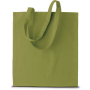 Shopper met lange hengsels Burnt Lime One Size