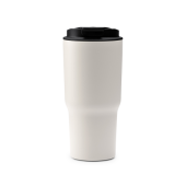 FLIP Thermobeker dubbelwandig, RVS, inhoud 600ml - wit
