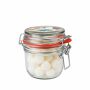 Weckpotje 0,25 liter, gevuld met snoep Transparant KING pepermunt ballen Weckpotje 0,25 liter, gevuld met snoep Transparant KING pepermunt ballen