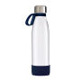 Fles RETUMBLER-myTOULON GLASS - donkerblauw, zilver, transparant Fles RETUMBLER-myTOULON GLASS - donkerblauw, zilver, transparant