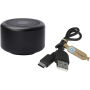 Rise Bluetooth®-minispeaker van 3 W van RCS gerecycled aluminium - Zwart