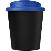 Americano® Espresso Eco 250 ml gerecyclede beker met knoeibestendig deksel - Zwart/Middenblauw