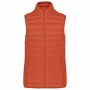 Ladies' lightweight sleeveless down jacket burnt ochre XXL