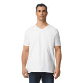 Gildan T-shirt V-Neck SoftStyle SS for him 000 white 3XL