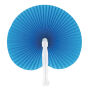 PEACOCK - Opvouwbare waaier blauw