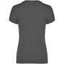 Fox damesshirt met korte mouwen - Heather zwart - M