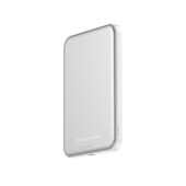 Urban Vitamin Pomona 5000mAh Qi2.2 25W magnetische powerbank, zilver