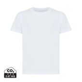 Iqoniq Koli kids lichtgewicht gerecycled katoen t-shirt, wit (5-6 y)