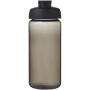 H2O Active® Octave Tritan™ 600 ml sportfles met klapdeksel - Charcoal/Zwart