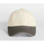 CONTRAST PEAK LOW PROFILE VINTAGE CAP, NATURAL/VINTAGE BROWN, One size, BEECHFIELD