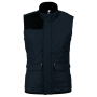 Gewatteerde damesbodywarmer Navy / Black XL