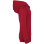 Ecologische kindersweater met capuchon Hibiscus Red 4/6 jaar