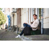 Bobby Soft, anti-diefstal rugzak, zwart, groen
