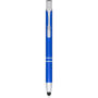 Moneta geanodiseerde aluminium stylus balpen (blauwe inkt) - Koningsblauw