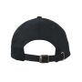 LOW PROFILE ORGANIC COTTON CAP, BLACK, One size, FLEXFIT