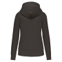 Ecologische damessweater met capuchon en ritssluiting Dark Grey XL Ecologische damessweater met capuchon en ritssluiting Dark Grey XL