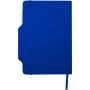 Nexus A5 hard cover notebook with pen and pencil combo (black ink) - Royal blue
