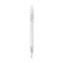 GRS RPET X8 transparante pen, wit