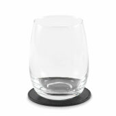 POSA - Ronde onderzetter in PU - Zwart POSA - Ronde onderzetter in PU - Zwart