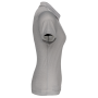 Damessportpolo Grey Melange XXL