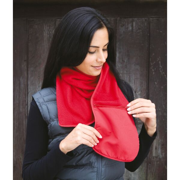 Polartherm™ Sjaal met ritszakje Red One Size Polartherm™ Sjaal met ritszakje Red One Size