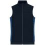 Ladies' Padded Hybrid Vest navy/royal-melange XS