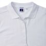 RUS Ladies Fitted Stretch Polo, White, XXL