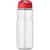H2O Active® Base 650 ml bidon met fliptuitdeksel - Transparent/Rood