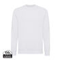 Iqoniq Etosha lichtgewicht gerecycled katoen sweater, wit (M)