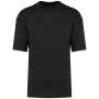 Oversized T-shirt korte mouwen uniseks Black 3XL