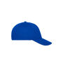 5 Panel Sandwich Cap Organic Cotton royal/white one size