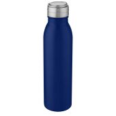 Harper 700 ml roestvrijstalen drinkfles met metalen lus - Middenblauw