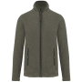 Microfleece met rits dames Green Marble Heather M