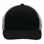 5-panel baseballcap UP TO DATE grijs, zwart