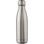 Gerecyclede RVS dubbelwandige drinkfles Lombok zilver