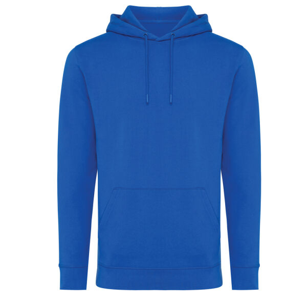 Iqoniq Jasper gerecycled katoen hoodie, royal blue (XL)