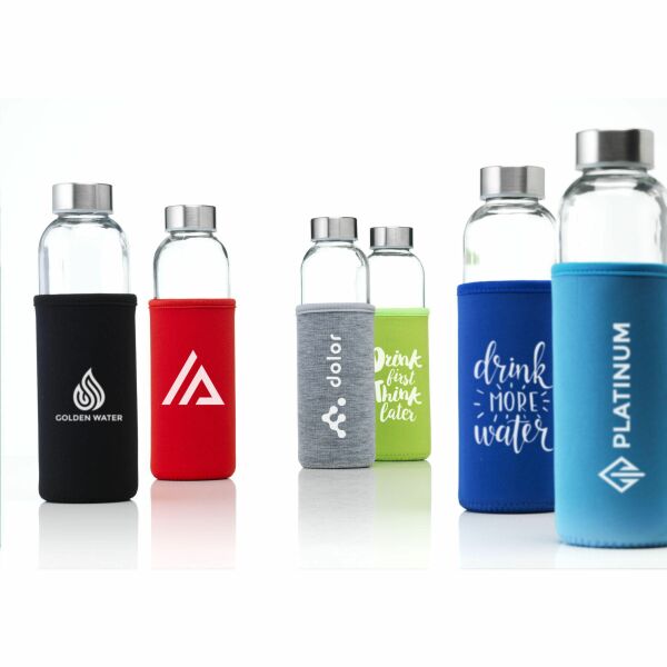 Senga Glass 500 ml Trinkflasche - weiß Senga Glass 500 ml Trinkflasche - weiß