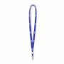 Polyester tubulaire keycord met metalen klem
