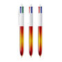 BIC® 4 Colours® Flags Collection 4 C. Flags Collection BP LP Red/Yellow/Red_UP&RI white