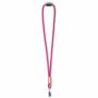 Polyester koord-keycord met bamboe plaatje