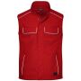 Workwear Softshell Light Vest - SOLID - red 6XL