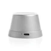 Nivio RCS gerecycled aluminum magnetische 5W Speaker, zilver