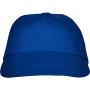 Cap 5 panel basic met klittenbandsluiting - middenblauw Cap 5 panel basic met klittenbandsluiting - middenblauw
